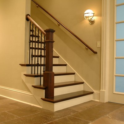 Solid Wood Indoor Exterior Handrail Lowes