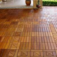 300*300 Durable Merbau Decking Tile Outdoor Floor for Garden