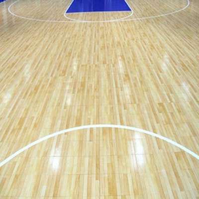 Natural Oak Solid Wooden Indoor Basketball Flooring Prices