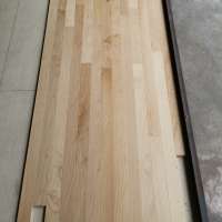 AB grade natural color 57 MM Wide Canadian hard maple engineered wood flooring