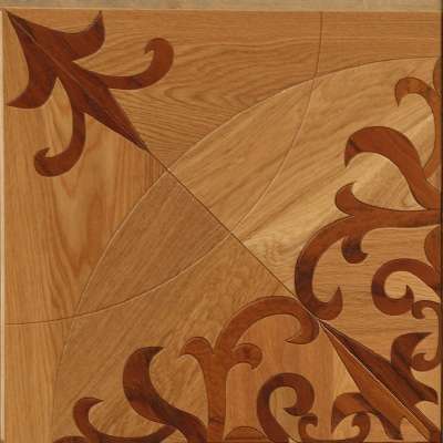 Stylish Natural Color Art Parquet Wood Flooring